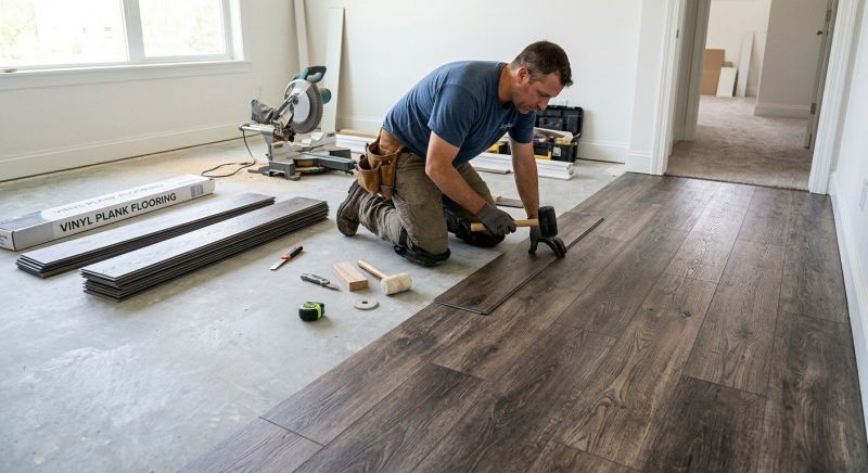 Linoleum Floor Installation in Kingston, WA