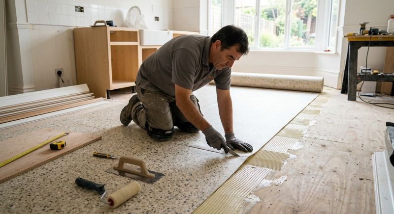 Linoleum Floor Installation in Port Hadlock, WA