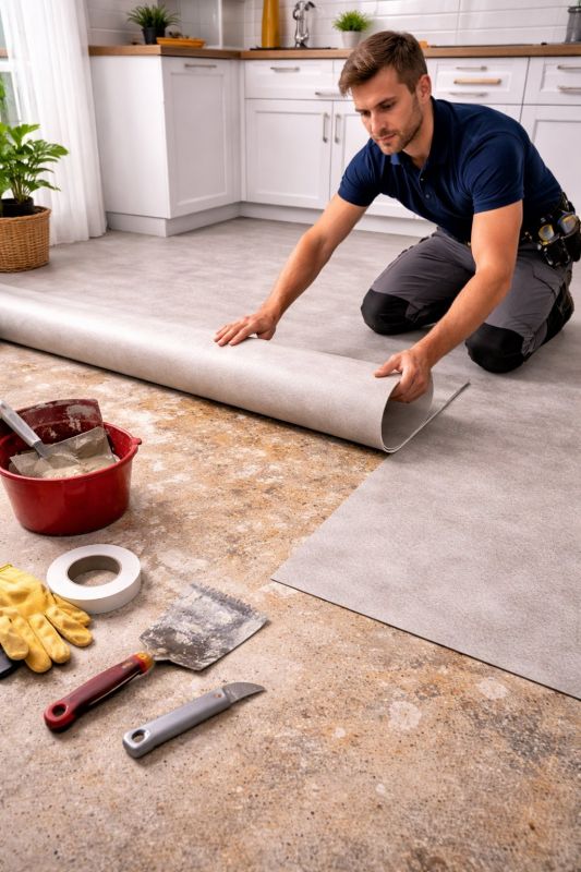 Linoleum Floor Installation in Port Ludlow, WA