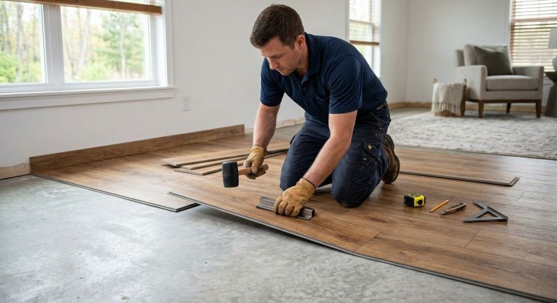 Luxury Vinyl Tile Installation in Bainbridge Island, WA