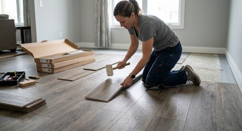 Vinyl Plank Floor Installation in Edmonds, WA