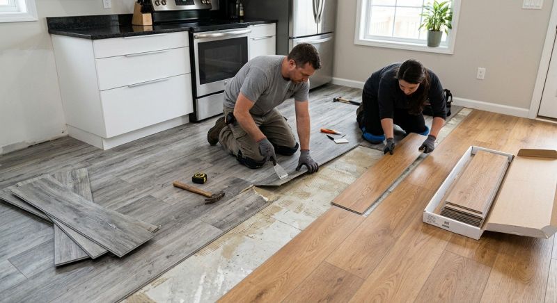 Vinyl Tile Replacement in Edmonds, WA